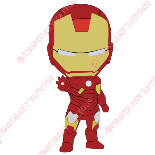 Iron Man Customize Temporary Tattoos Stickers NO.199